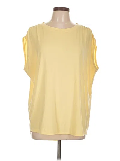 Pre-owned Athleta Sleeveless T-shirt In Yellow