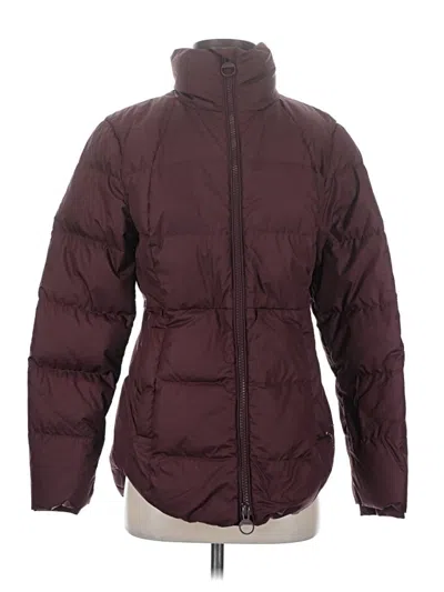 Pre-owned Athleta Snow Jacket In Burgundy