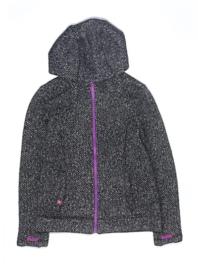 Pre-owned Athleta Kids' Snow Jacket In Purple