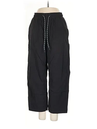Pre-owned Athleta Snow Pants With Bib In Black