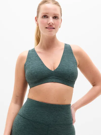 Athleta Softluxe Bra A-c In Green
