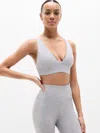 Athleta Softluxe Bra D-dd In Gray