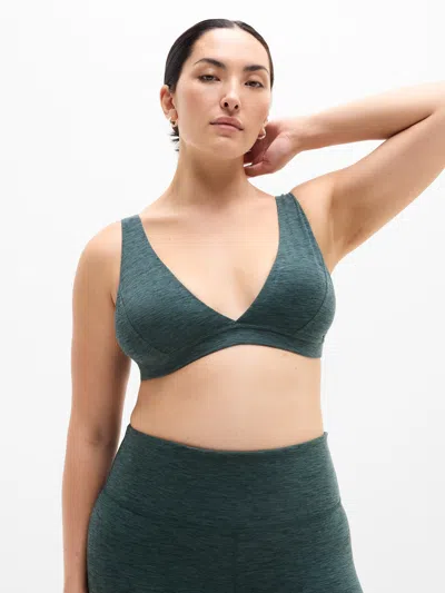 Athleta Softluxe Bra D-dd In Green