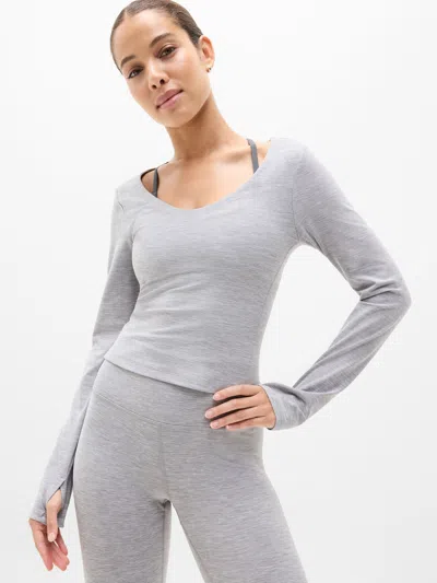 Athleta Softluxe Top In Gray