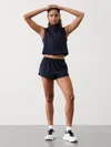 Athleta Speedwork Mid Rise 2 1/2" Run Short In Navy