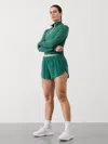 Athleta High Rise Weekender Run Short In Trillium