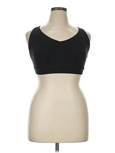 Pre-owned Athleta Sports Bra In Black