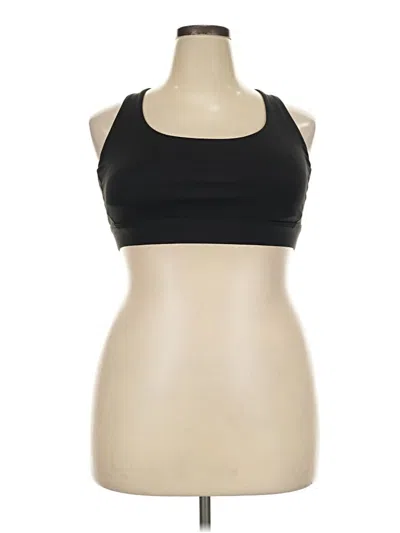 Pre-owned Athleta Sports Bra In Black