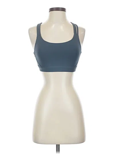 Pre-owned Athleta Sports Bra In Blue