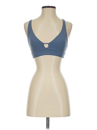 Pre-owned Athleta Sports Bra In Blue