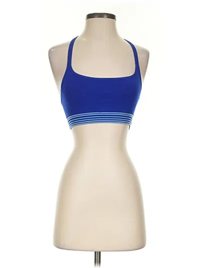 Pre-owned Athleta Sports Bra In Blue