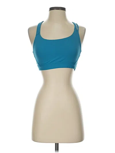 Pre-owned Athleta Sports Bra In Blue