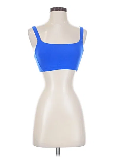 Pre-owned Athleta Sports Bra In Blue