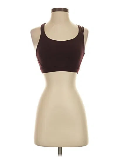 Pre-owned Athleta Sports Bra In Brown