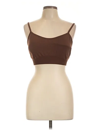 Pre-owned Athleta Sports Bra In Brown
