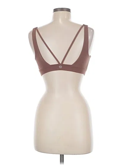 Pre-owned Athleta Sports Bra In Brown