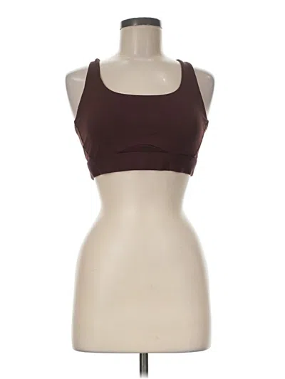 Pre-owned Athleta Sports Bra In Brown