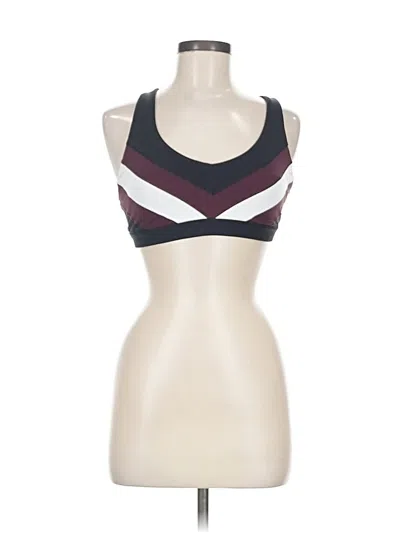Pre-owned Athleta Sports Bra In Burgundy