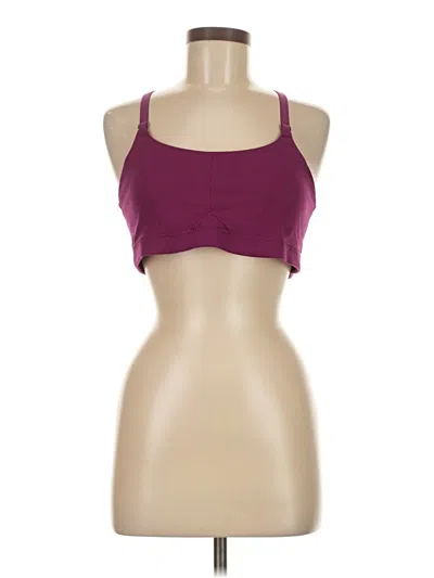 Pre-owned Athleta Sports Bra In Burgundy