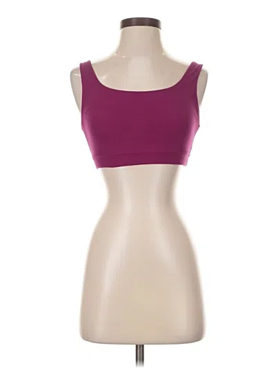 Pre-owned Athleta Sports Bra In Burgundy