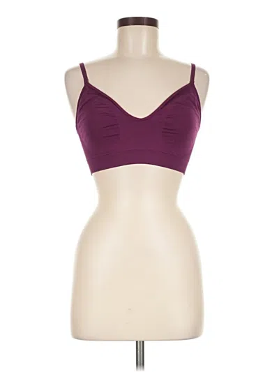Pre-owned Athleta Sports Bra In Burgundy