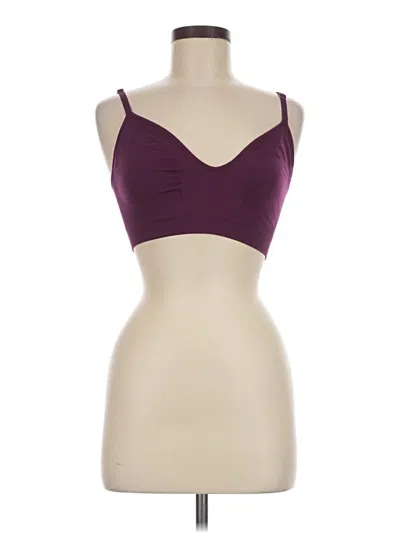 Pre-owned Athleta Sports Bra In Burgundy