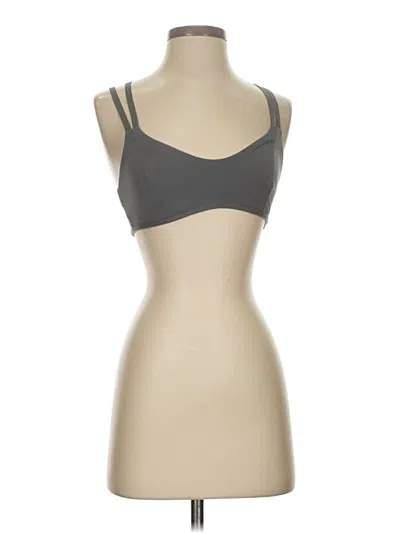Pre-owned Athleta Sports Bra In Gray