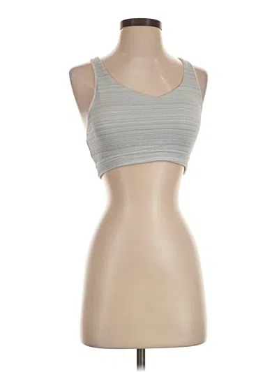 Pre-owned Athleta Sports Bra In Gray