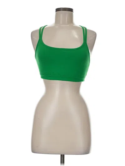 Pre-owned Athleta Sports Bra In Green