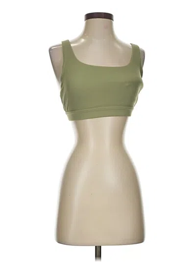 Pre-owned Athleta Sports Bra In Green