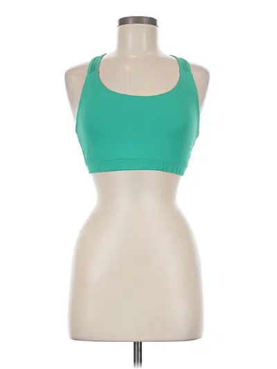 Pre-owned Athleta Sports Bra In Green