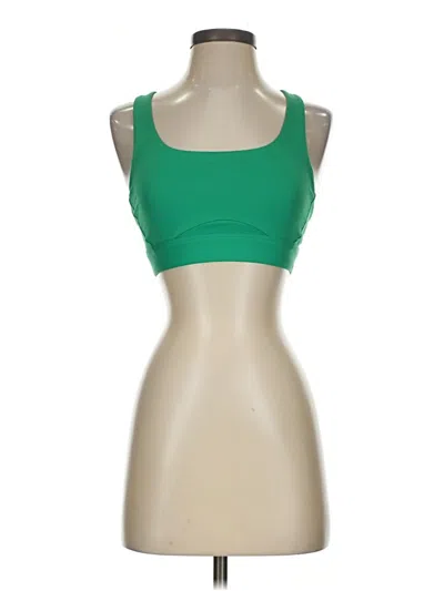 Pre-owned Athleta Sports Bra In Green