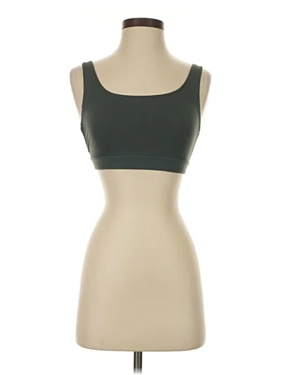 Pre-owned Athleta Sports Bra In Green
