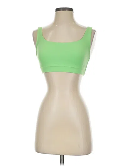 Pre-owned Athleta Sports Bra In Green