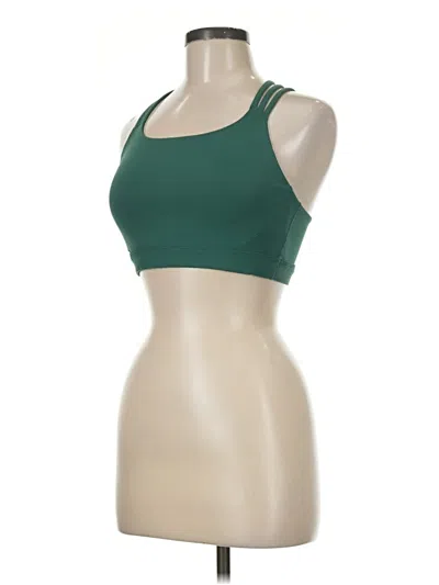 Pre-owned Athleta Sports Bra In Green
