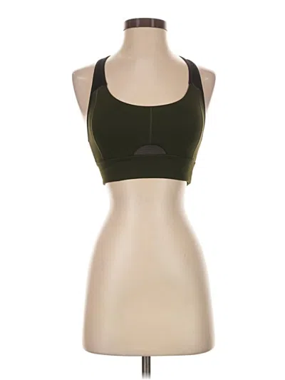 Pre-owned Athleta Sports Bra In Green