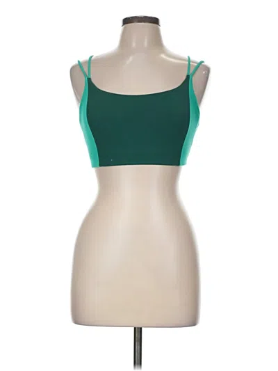 Pre-owned Athleta Sports Bra In Green