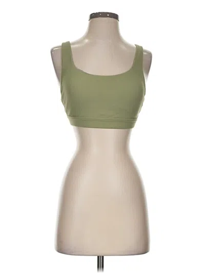 Pre-owned Athleta Sports Bra In Green