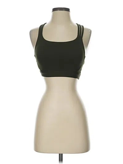 Pre-owned Athleta Sports Bra In Green