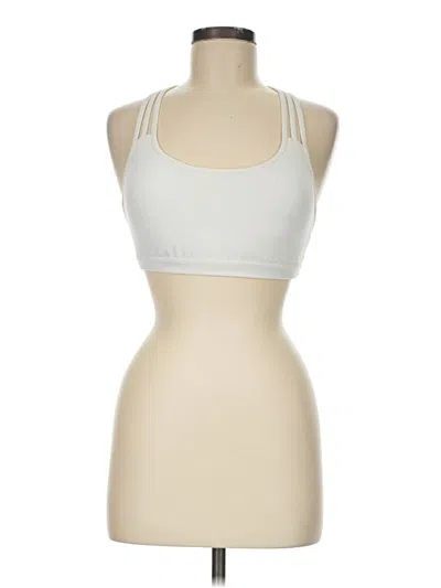 Pre-owned Athleta Sports Bra In Ivory