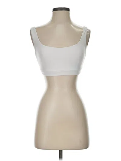 Pre-owned Athleta Sports Bra In Ivory