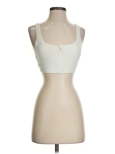 Pre-owned Athleta Sports Bra In Ivory