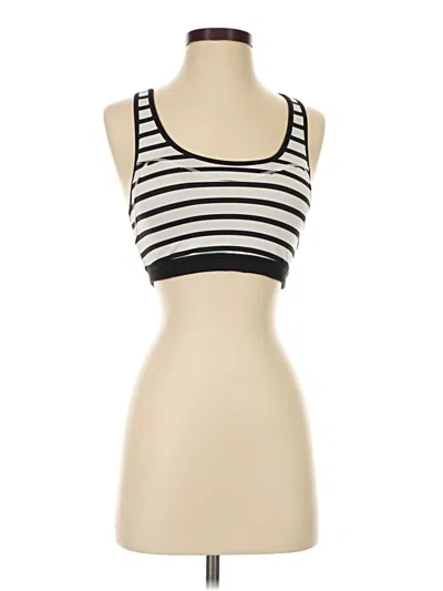 Pre-owned Athleta Sports Bra In Ivory