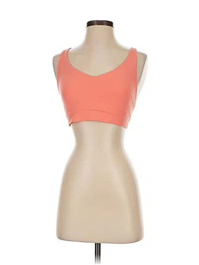 Pre-owned Athleta Sports Bra In Orange