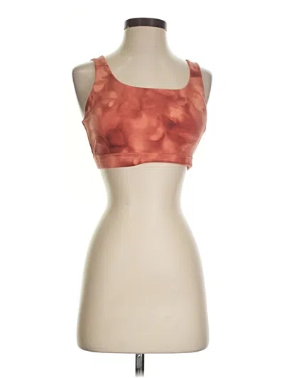 Pre-owned Athleta Sports Bra In Orange