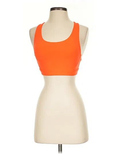 Pre-owned Athleta Sports Bra In Orange