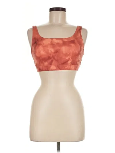 Pre-owned Athleta Sports Bra In Orange