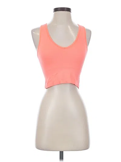 Pre-owned Athleta Sports Bra In Orange