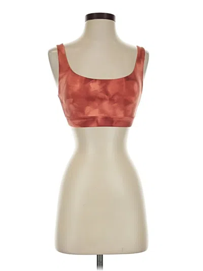 Pre-owned Athleta Sports Bra In Orange
