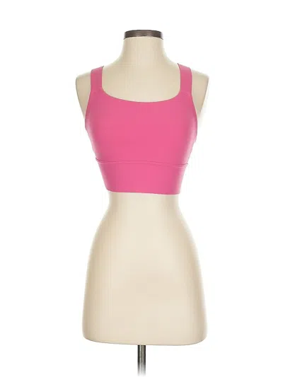 Pre-owned Athleta Sports Bra In Pink